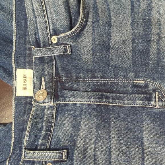 Hudson Jeans high rise blue denim skinny jeans - Picture 7 of 10